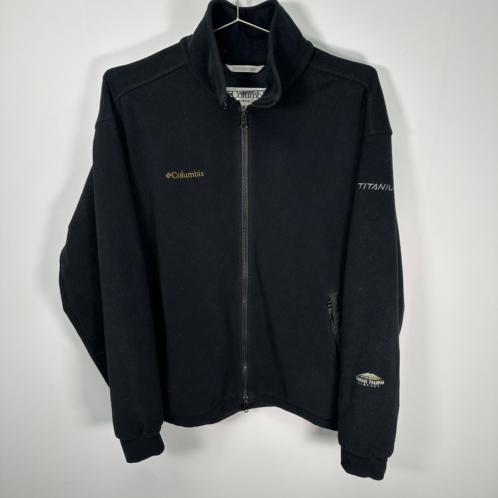 Columbia Titanium Women's Black Fleece Jacket Large